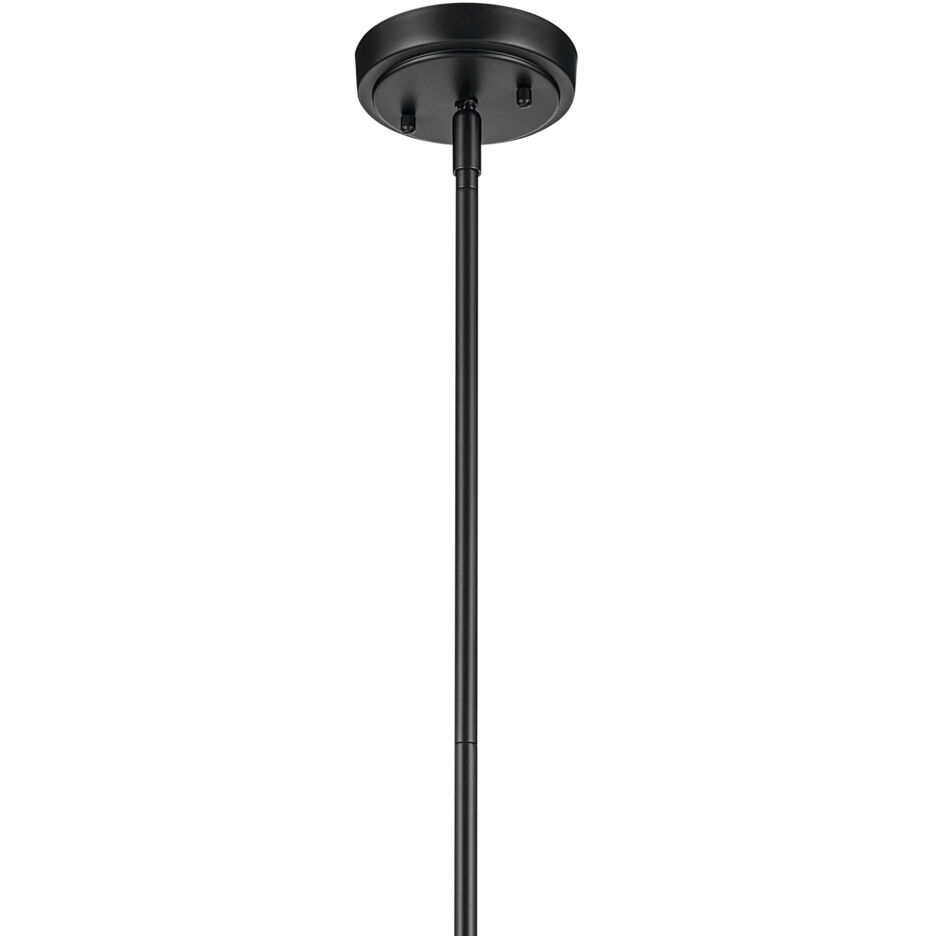 Everly 1 Light Black Pendant Ceiling Light