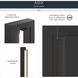 Arik LED 26.5 inch Black Outdoor Wall Light