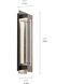River Path LED 23 inch Olde Bronze Outdoor Wall, Large