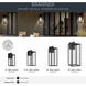 Branner 1 Light 24 inch Textured Black Outdoor Wall Light