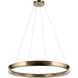 Larousse LED Champagne Bronze Chandelier Ceiling Light