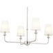 Pallas 4 Light 25 inch Polished Nickel Chandelier Ceiling Light