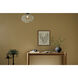 Avery 1 Light Black Semi Flush Ceiling Light