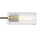 Velestino 4 Light 47.5 inch Champagne Bronze Linear Chandelier Ceiling Light