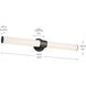 Sashi LED 32 inch Black Bath Bar Wall Light, Large