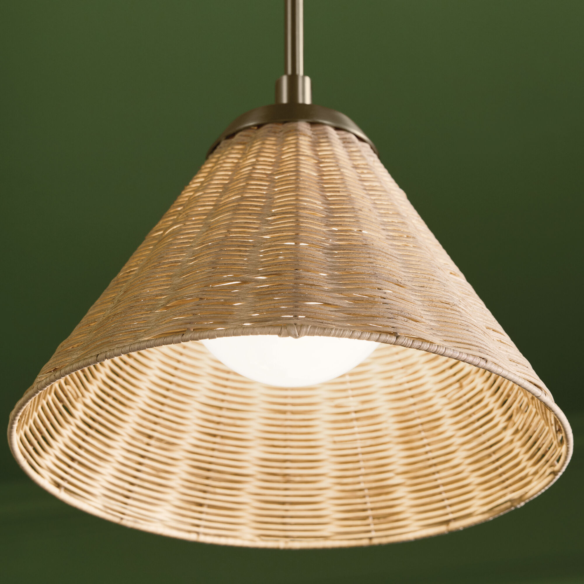 Bekah 1 Light Champagne Bronze Pendant Ceiling Light, Convertible