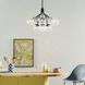Silvarious 12 Light Black Chandelier/Semi Flush Ceiling Light in Clear Crackle