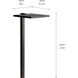 Independence 12 2.00 watt Textured Black Landscape 12V LED Path/Spread in 2700K