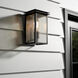 Arkville 1 Light 10 inch Textured Black Outdoor Wall Light, Small