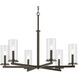Crosby 6 Light Olde Bronze Chandelier Ceiling Light