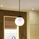 Andorra 1 Light Black Pendant Ceiling Light