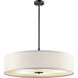 Independence 5 Light 30 inch Black Pendant/Semi Flush Ceiling Light