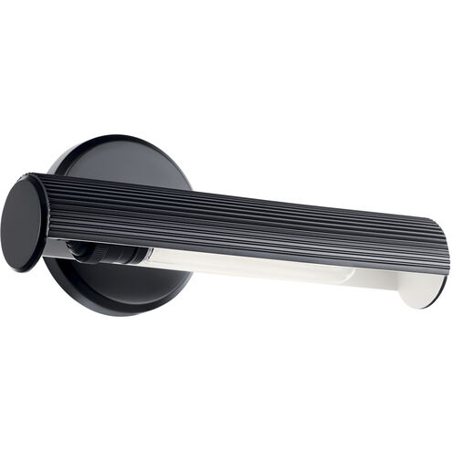 Midi 1 Light 12.25 inch Black Wall Sconce Wall Light