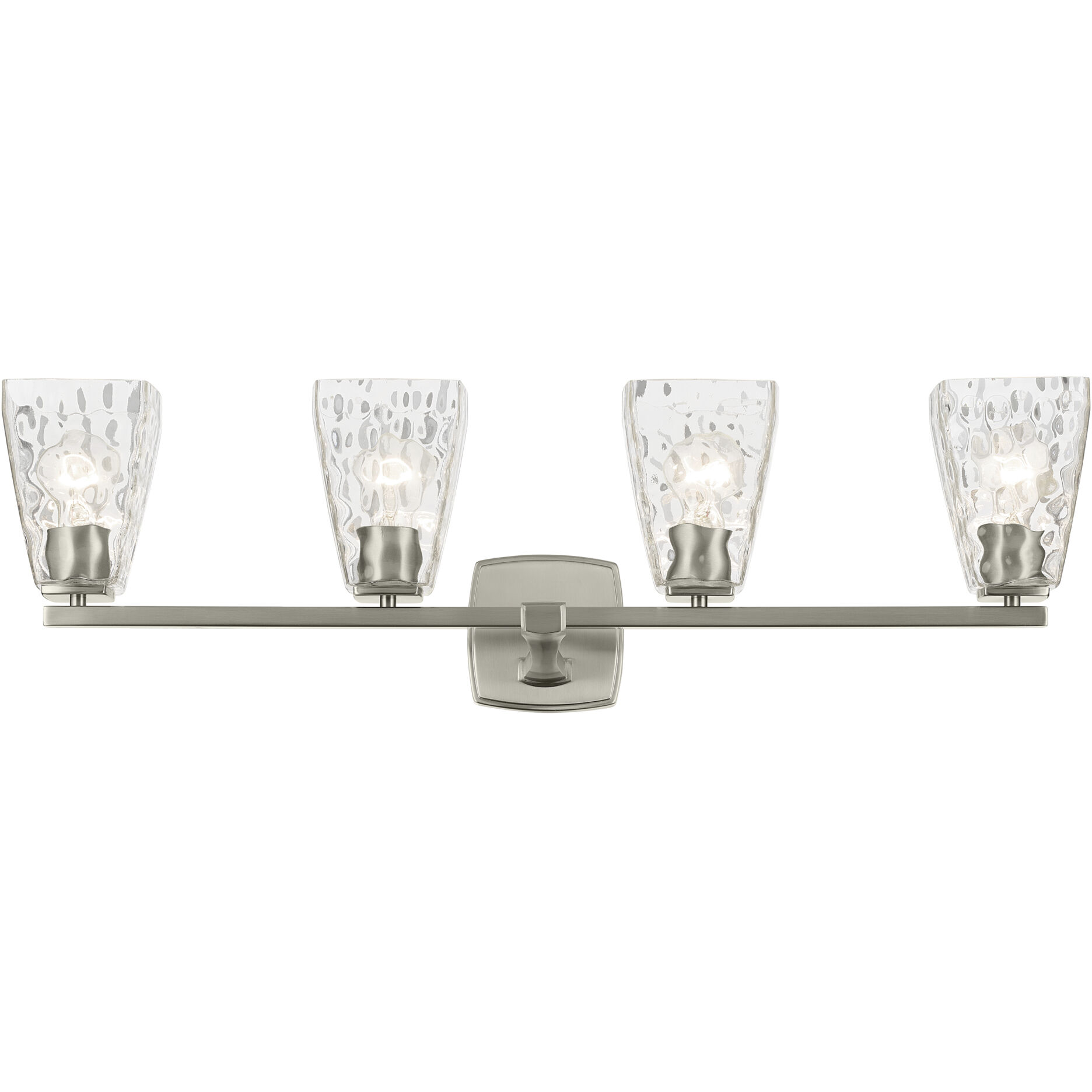 Marant 4 Light 33.25 inch Brushed Nickel Vanity Light Wall Light