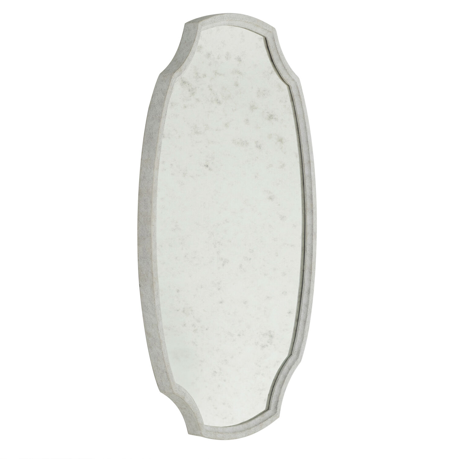 Margot 50 X 32.75 inch Textured White Mirror