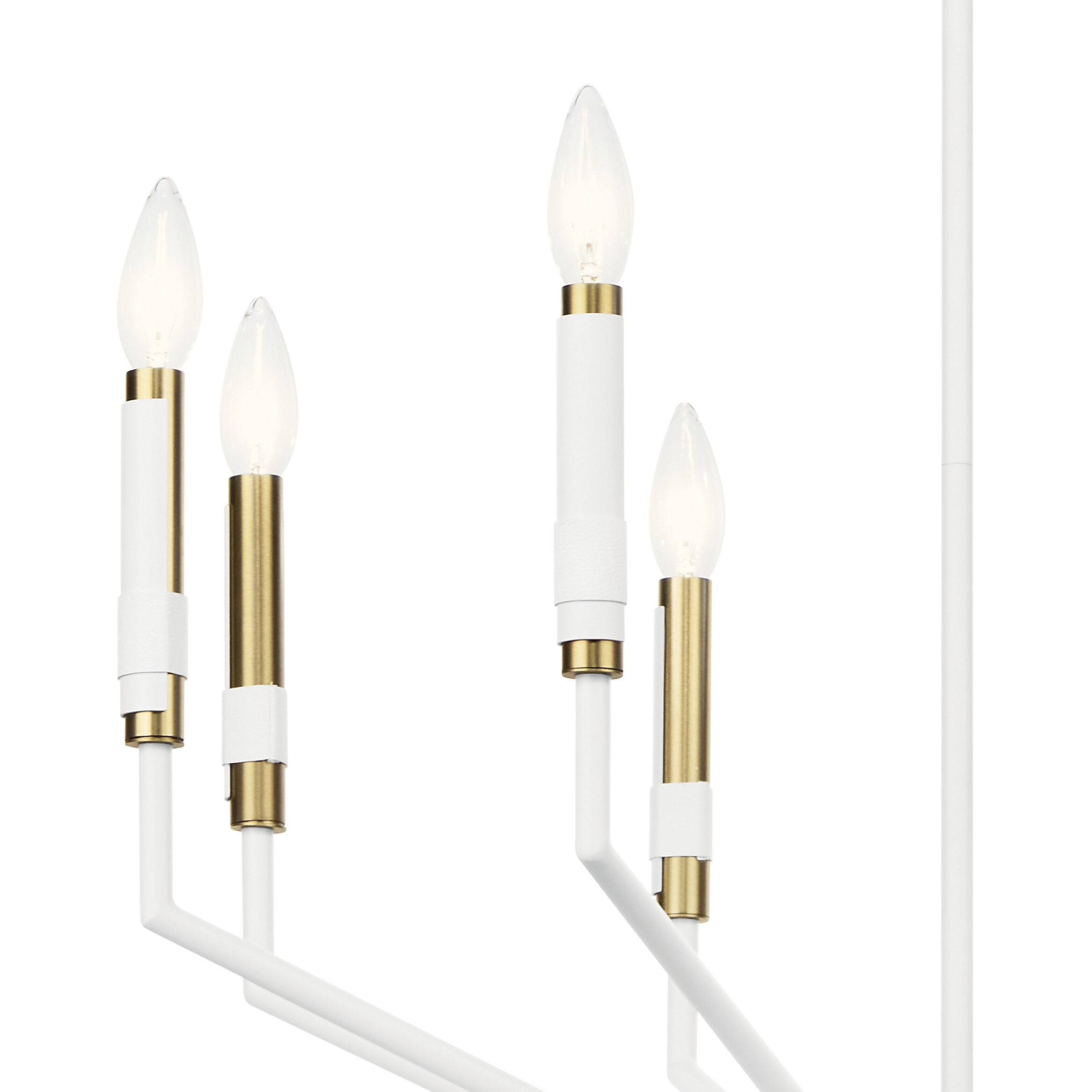 Armand 8 Light 26.25 inch White Chandelier Ceiling Light, Medium