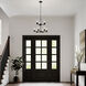 Stamos 9 Light Olde Bronze Chandelier Ceiling Light in Clear