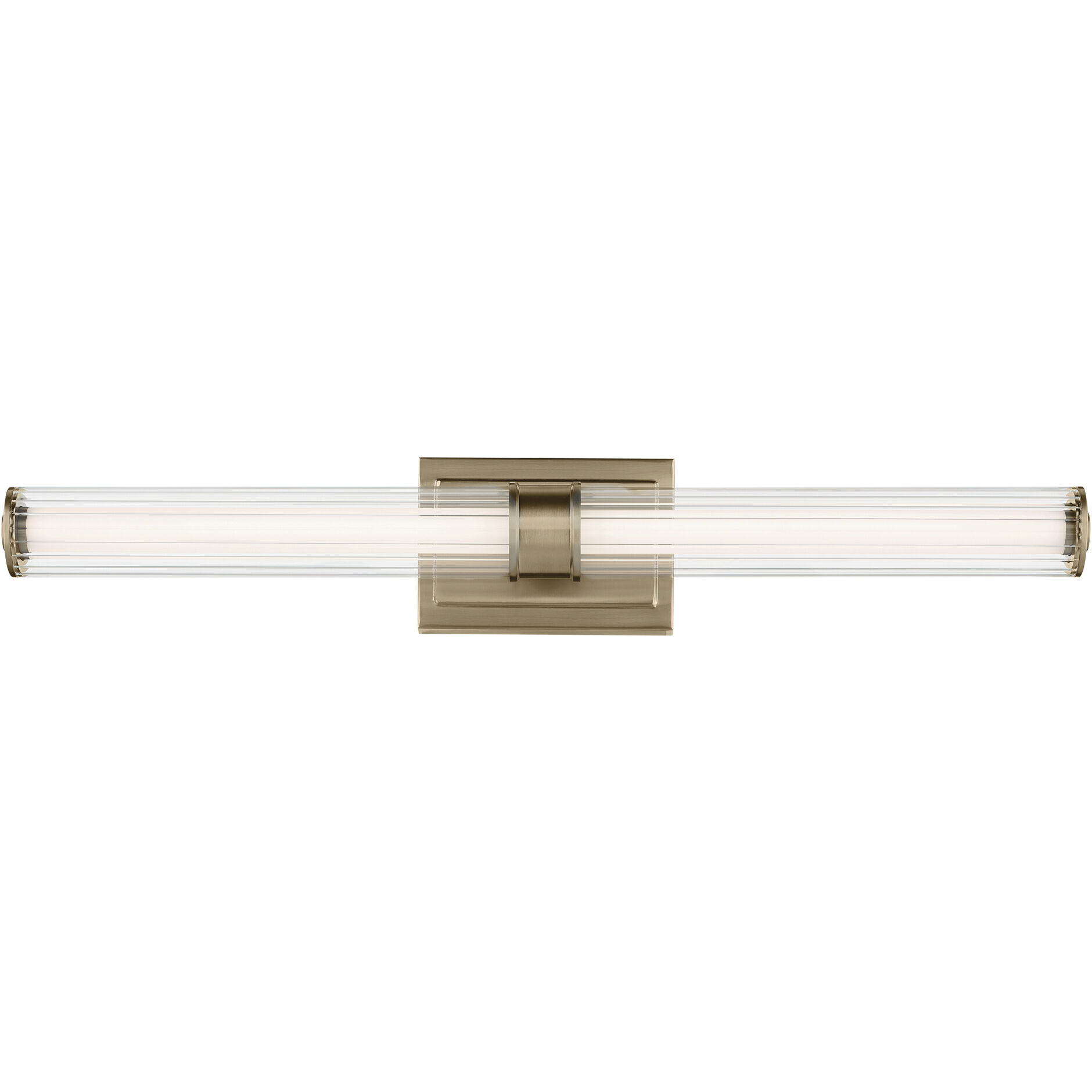 Laurene LED 31 inch Champagne Bronze Linear Bath Bar Wall Light, Large