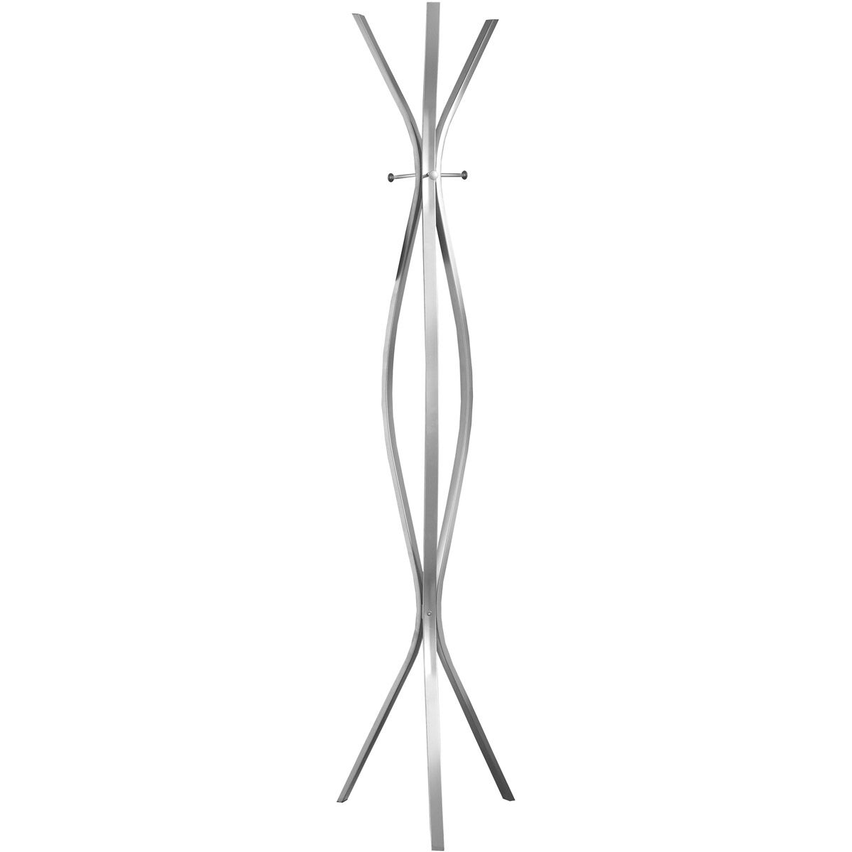 Auburn 72 inch Silver Coat Rack