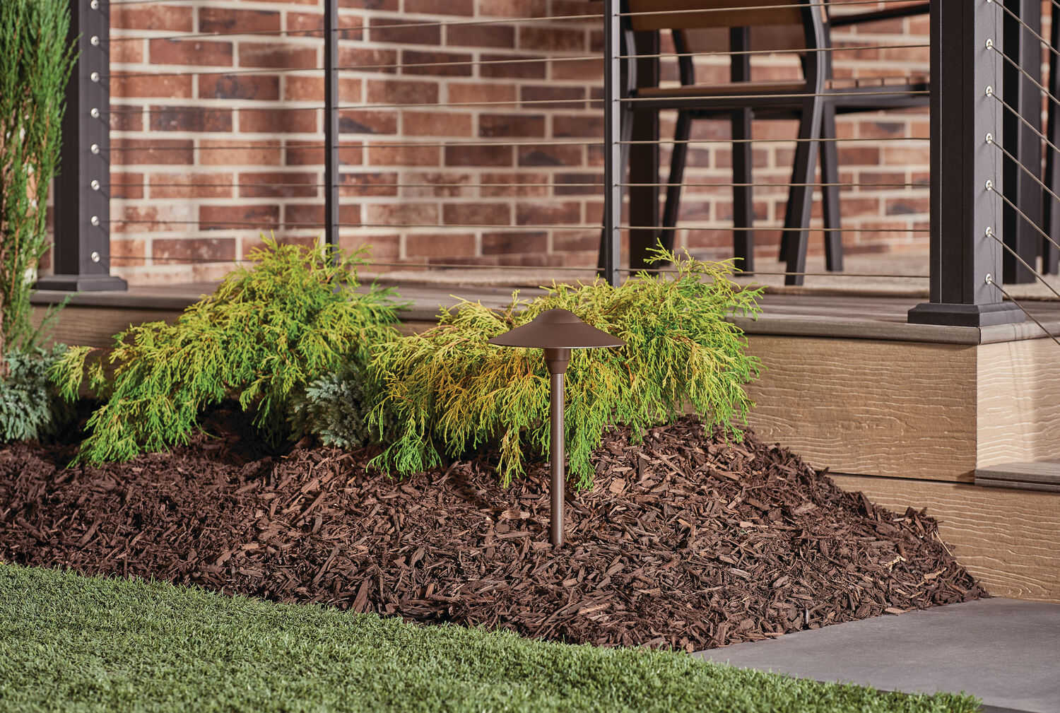 Independence 12 16.00 watt Textured Architectural Bronze Landscape 12V Path & Spread