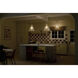 Everly 1 Light Natural Brass Pendant Ceiling Light in Clear Seeded