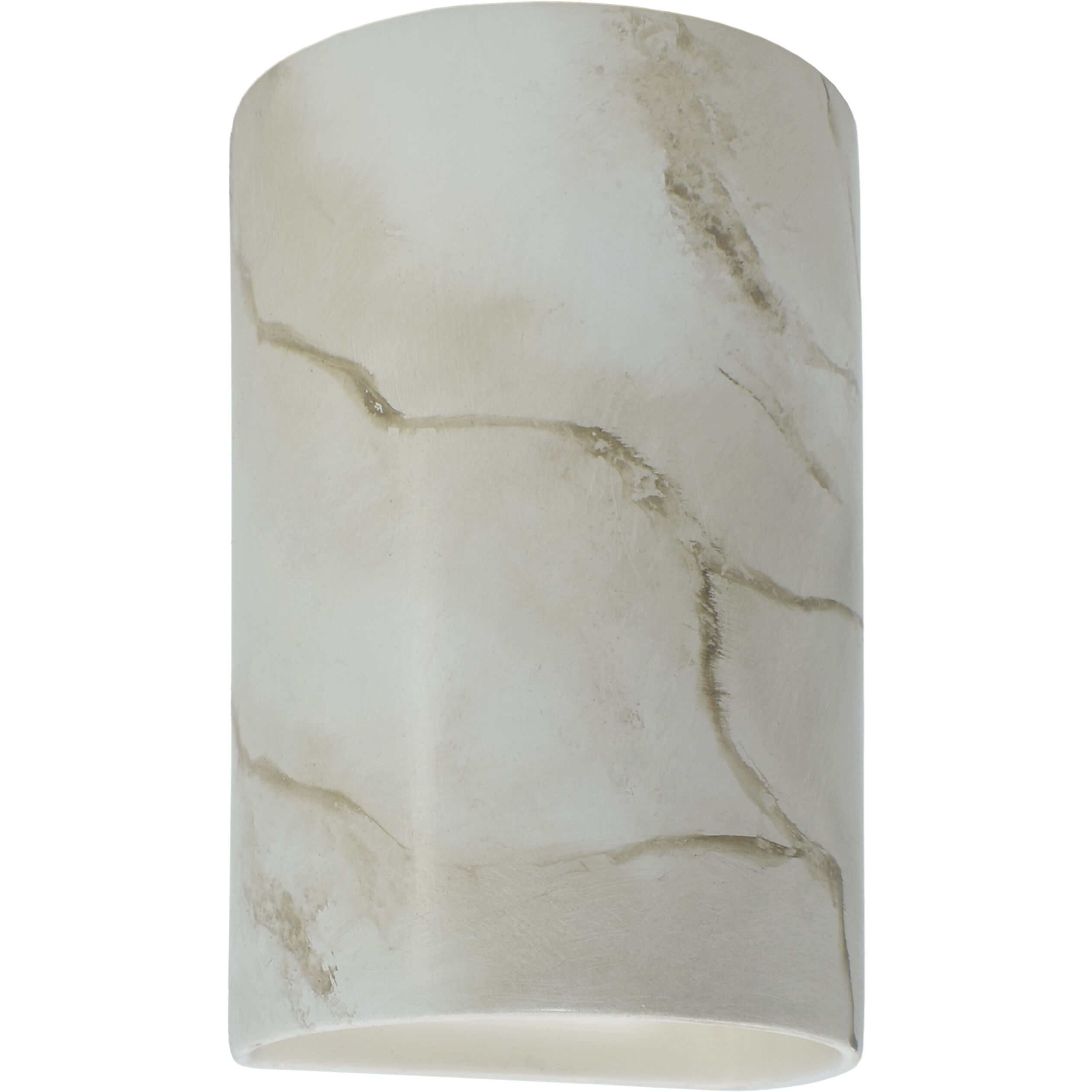 Ambiance Wall Sconce Wall Light in Carrara Marble, Incandescent, Small