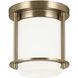 Brit LED 7.25 inch Champagne Bronze Flush Mount Ceiling Light