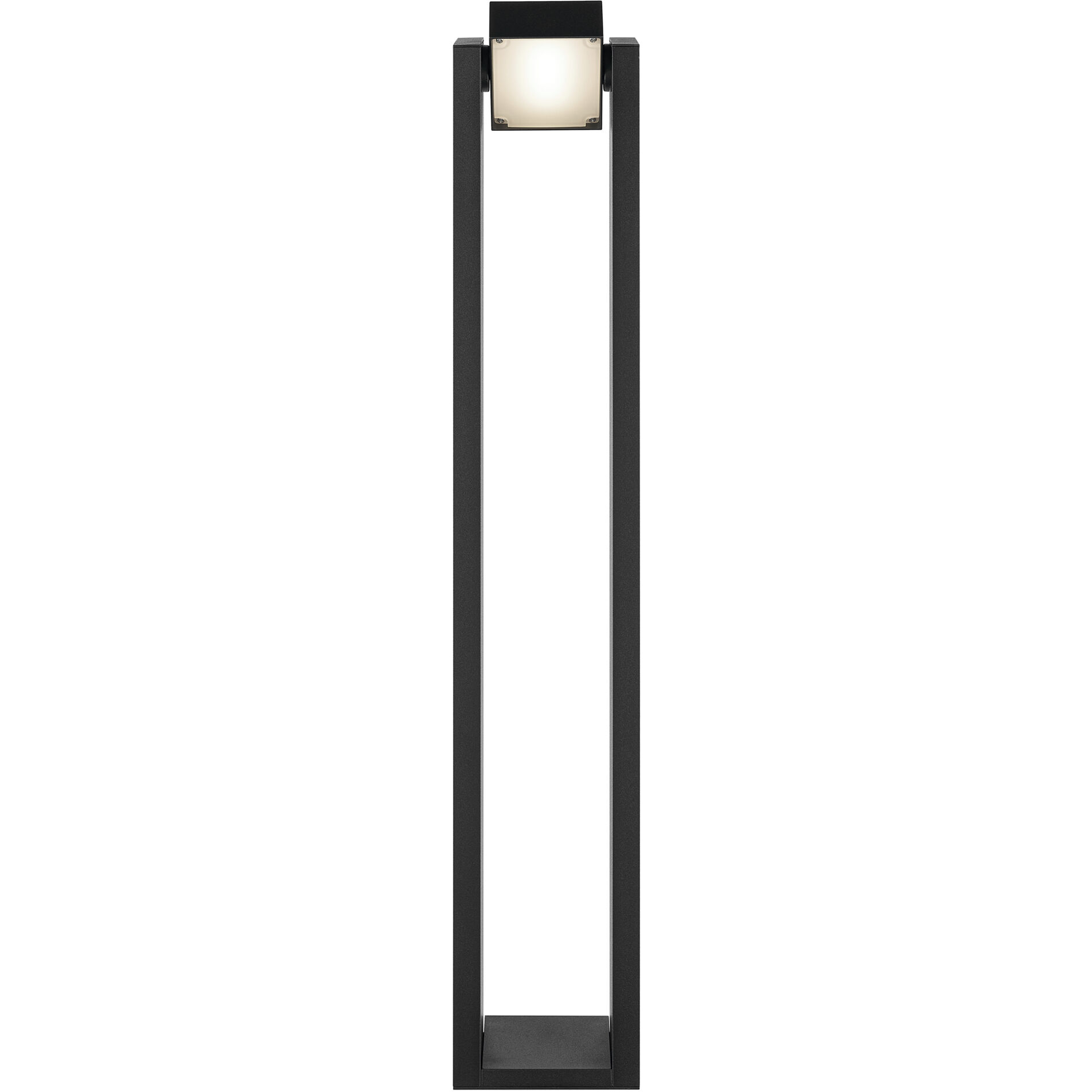 Independence 12 AC/DC 5 watt Textured Black Aimed Bollard in 2700K