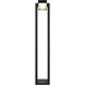 Independence 12 AC/DC 5 watt Textured Black Aimed Bollard in 2700K