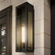 Calen 1 Light 24.25 inch Textured Black Outdoor Wall Light