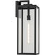 Branner 1 Light 24 inch Black Textured Outdoor Wall, Large
