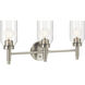 Madden 3 Light 24 inch Brushed Nickel Wall Mount Bath Wall Light, 3 Arm