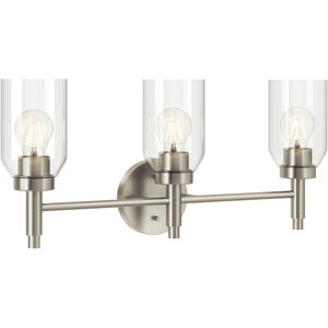 Madden 3 Light 24 inch Brushed Nickel Wall Mount Bath Wall Light, 3 Arm