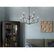 Madden 9 Light Black Chandelier Ceiling Light, 2 Tier