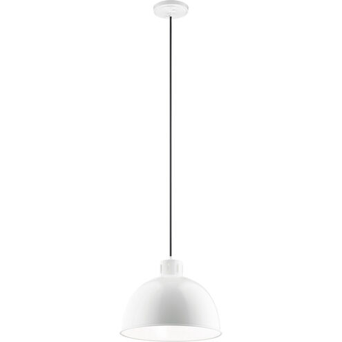 Zailey 1 Light 16 inch White Pendant Ceiling Light