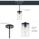 Crosby 1 Light 6 inch Black Mini Pendant Ceiling Light