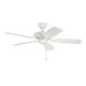 Canfield Patio 52 inch White Ceiling Fan