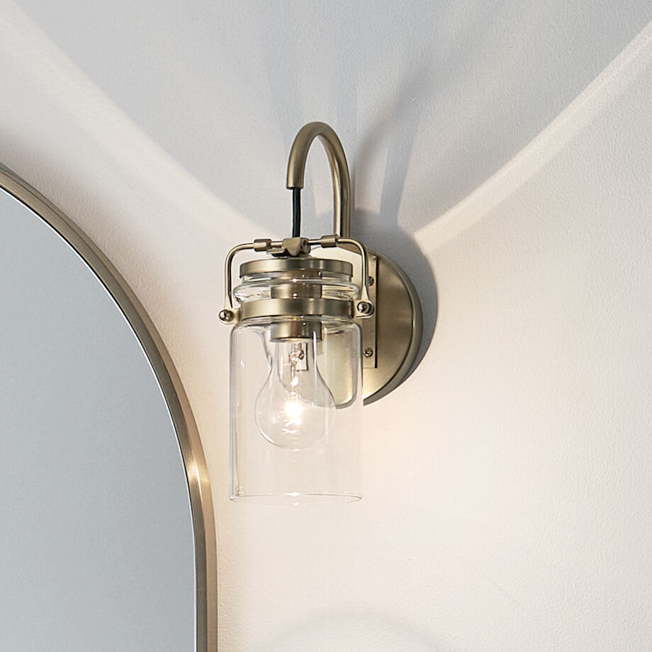 Brinley 1 Light 5 inch Champagne Bronze Wall Sconce Wall Light