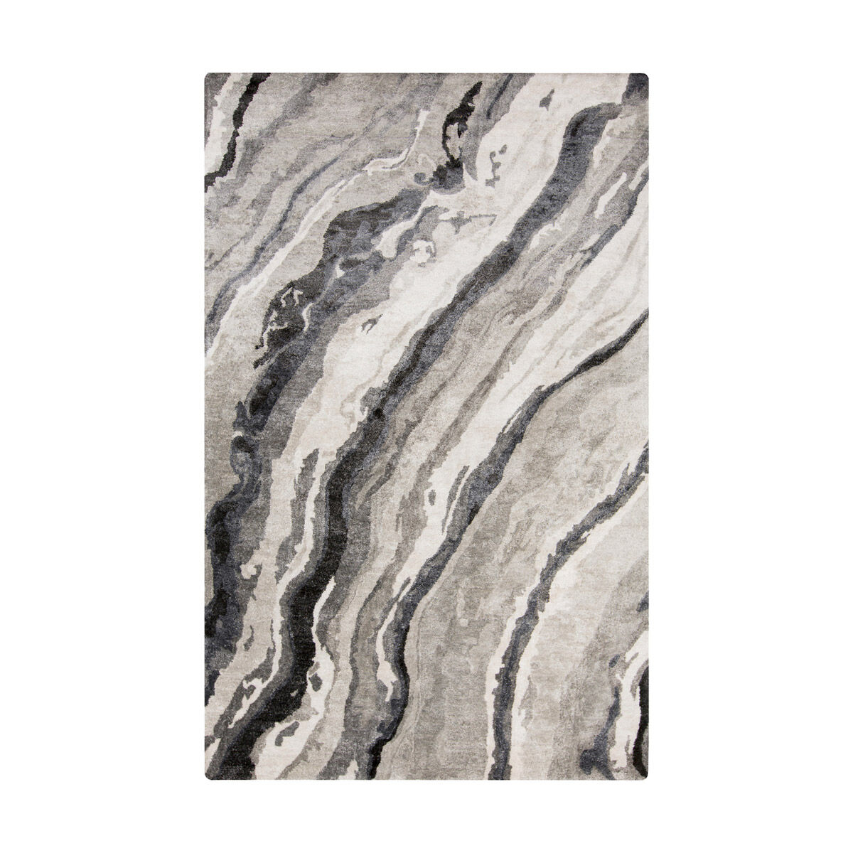 Albany 63 X 39 inch Charcoal Rug, Rectangle