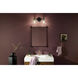 Farum 2 Light 19.25 inch Black Vanity Light Wall Light