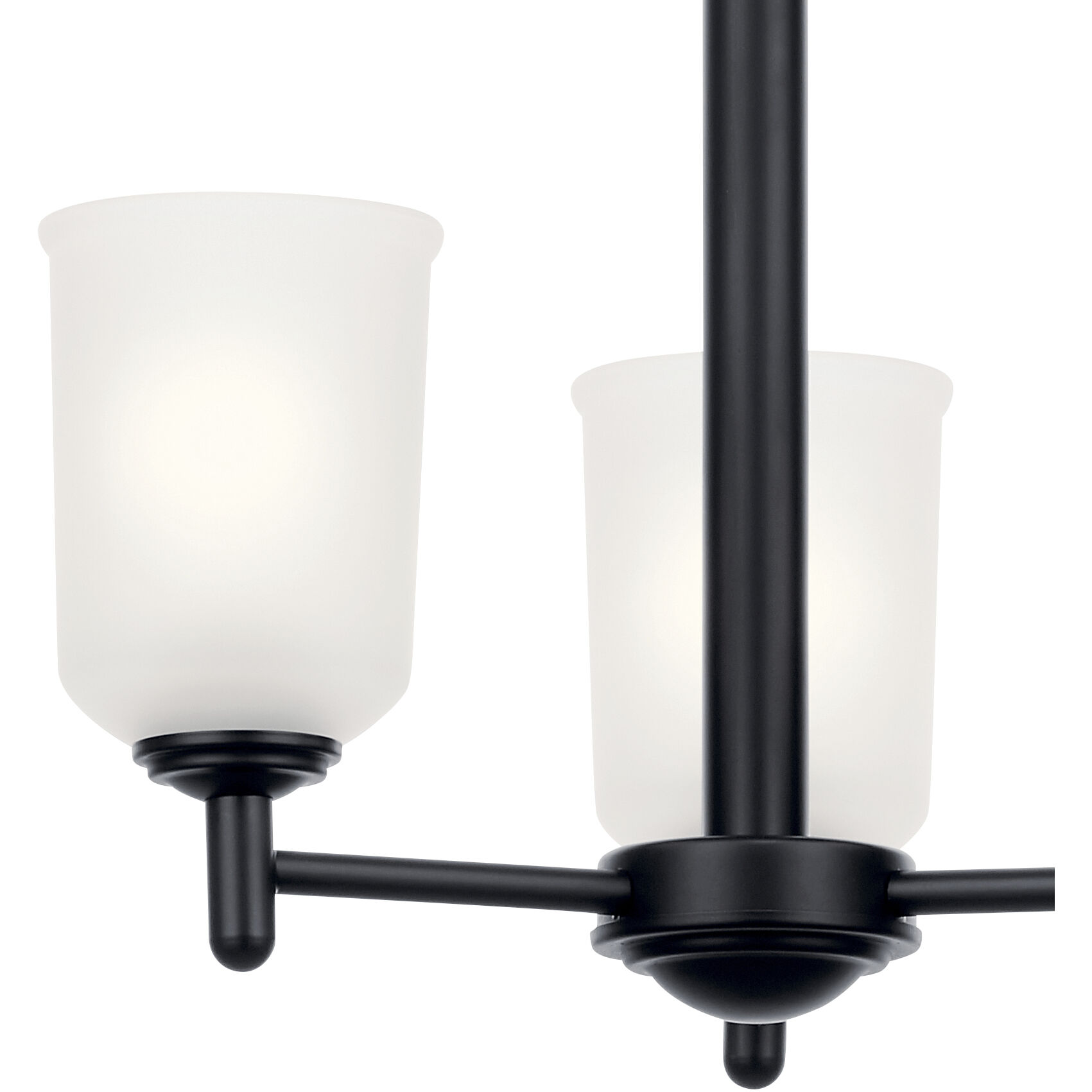 Shailene 3 Light 17.5 inch Black Mini Chandelier Ceiling Light