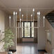Alvaro 12 Light Polished Nickel Chandelier Multi Tier Ceiling Light, Multi Tier