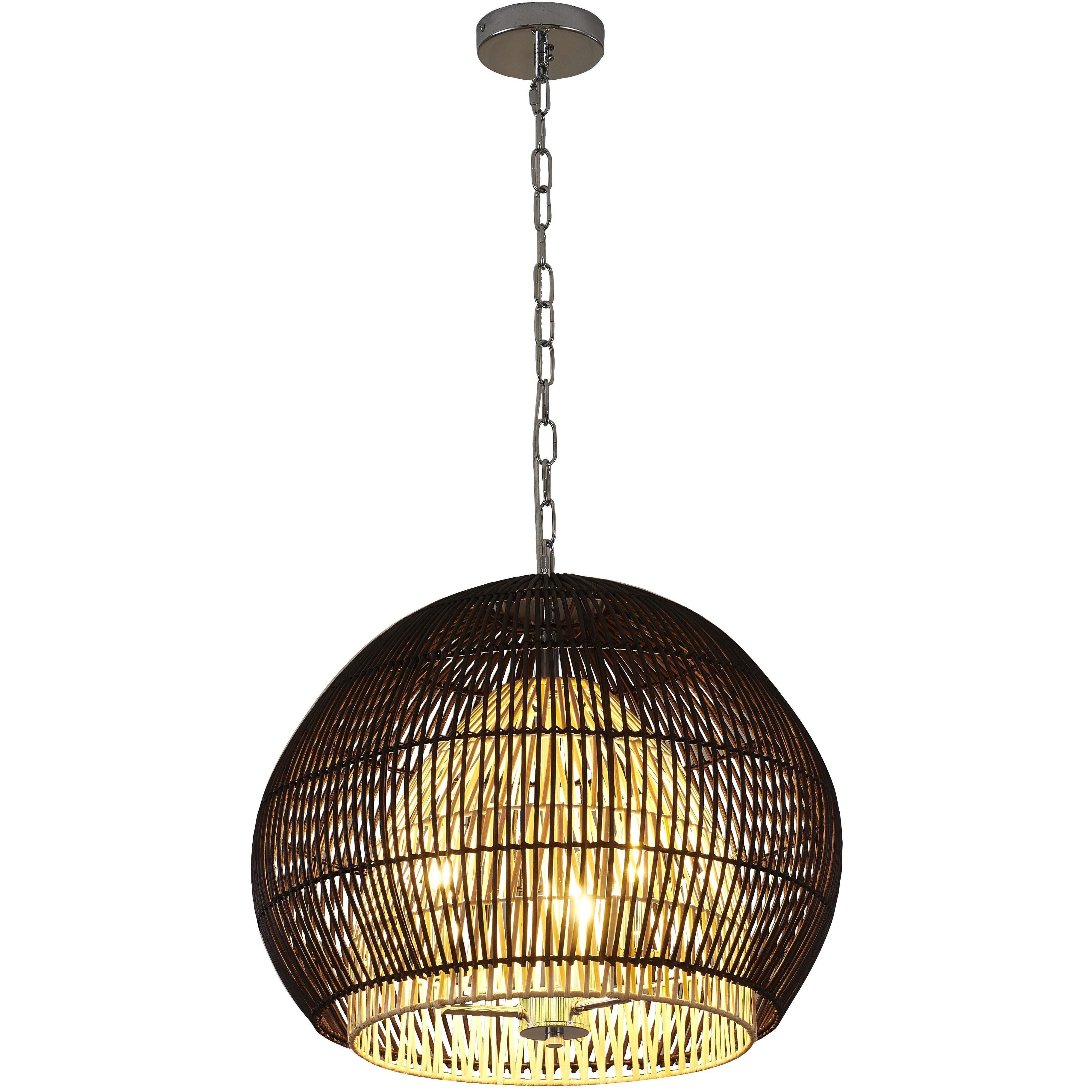 Canada 3 Light 20 inch Chrome Chandelier Ceiling Light