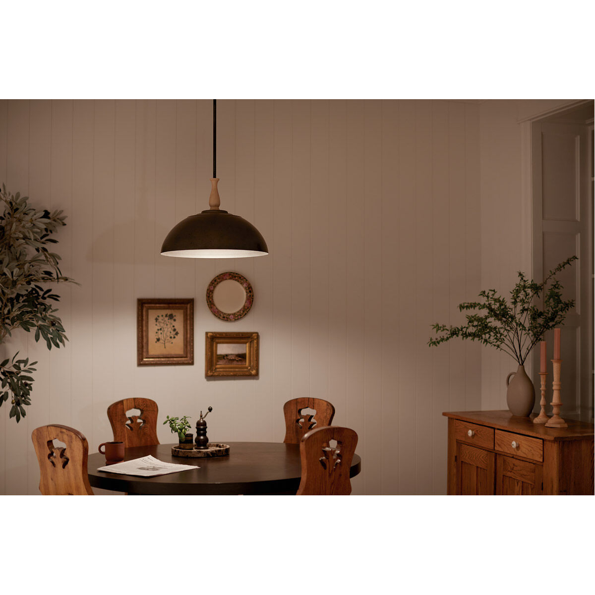 Homestead Fira 1 Light 18 inch Anvil Iron Pendant Ceiling Light