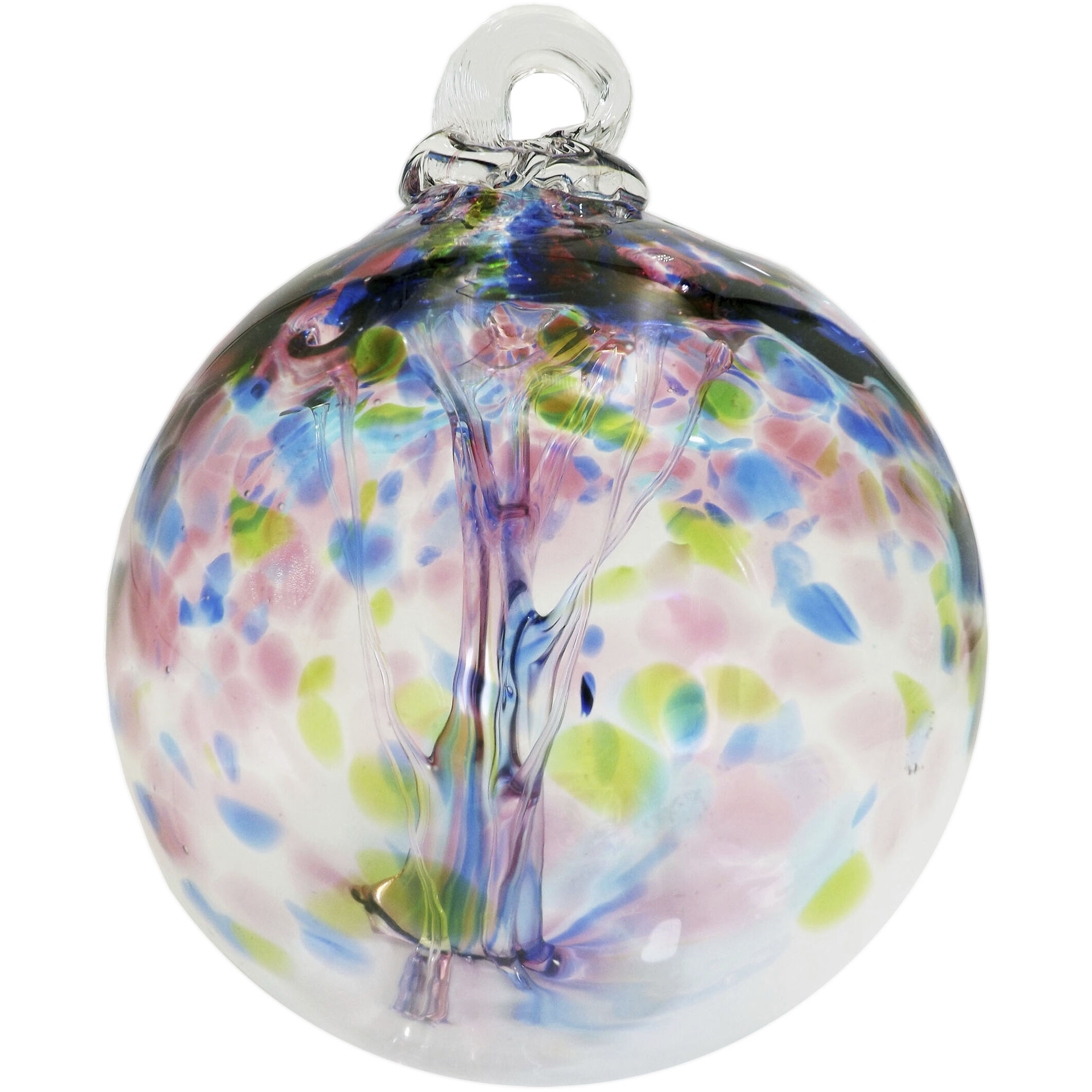 Hope Multi Art Glass Ornament