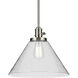 Avery 1 Light Brushed Nickel Pendant Ceiling Light