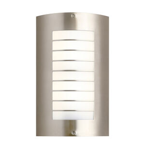 Newport 2 Light 15 inch Brushed Nickel Outdoor Wall, Large