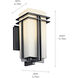 Tremillo 1 Light 12 inch Black Outdoor Wall, Small