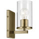 Crosby 1 Light 4.5 inch Natural Brass Wall Sconce Wall Light