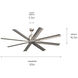 Breda 65 inch Brushed Nickel Ceiling Fan